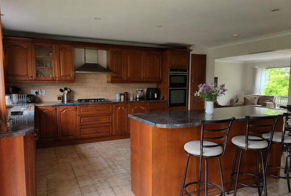 Shaker kitchen doors before painting in Dunstable