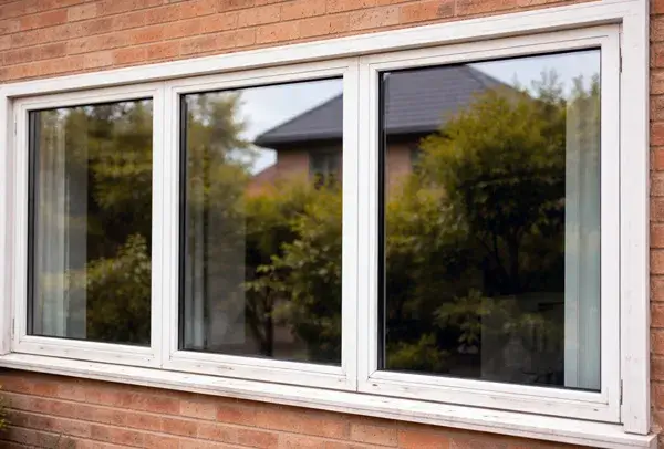 Before aluminium window painting results in Milton Keynes