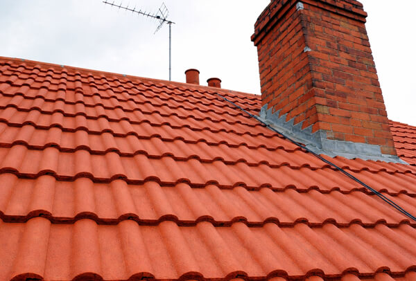 After clay tile roof cleaning results in Milton Keynes