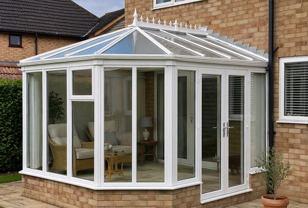 Conservatory after painting in Milton Keynes