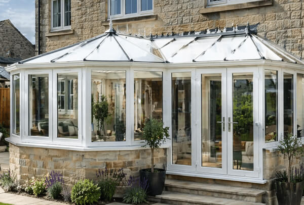 Conservatory before painting transformation in Milton Keynes