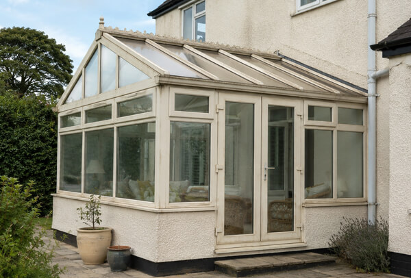 Conservatory before painting photographed for advice