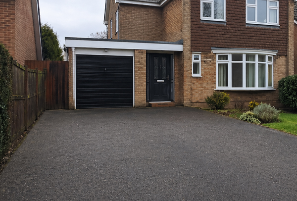 Driveway in Northampton after a professional cleaning transformation