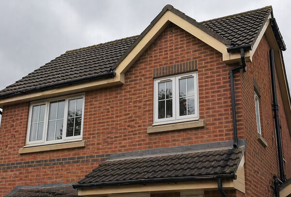 Fascias and soffits before painting in Milton Keynes