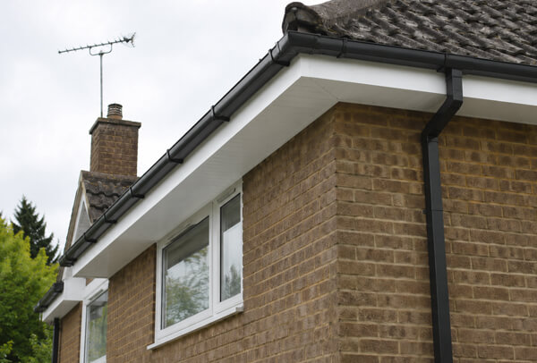 Fascias and soffits in Oxford after painting with a fresh exterior finish