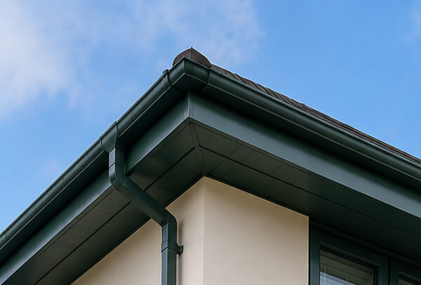 Fascia soffit bargeboard and gutter painting in Bedford after the repaint