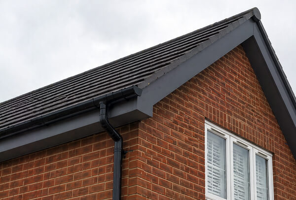 Roofline after painting in Milton Keynes