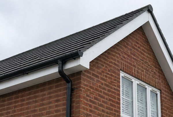 Roofline before painting in Milton Keynes