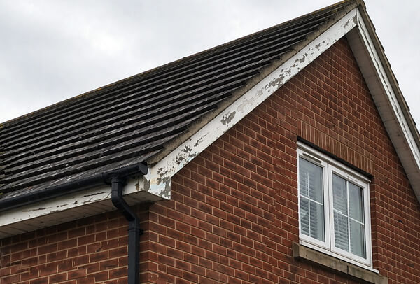 Fascias, soffits, bargeboards and gutters before painting in Milton Keynes