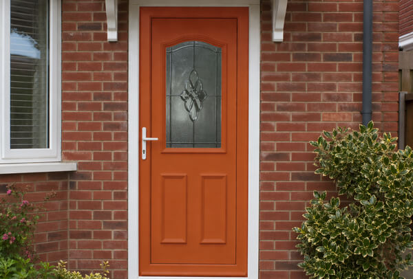 Front door in Northampton after a professional painting transformation