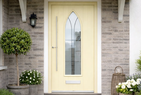 Front door painting transformation after results in Milton Keynes