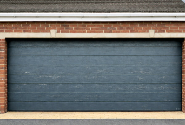 Garage Door Painting before results in Milton Keynes