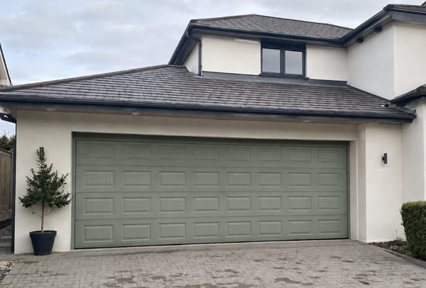 Garage door in High Wycombe after a professional repaint