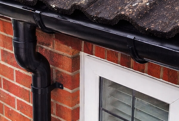 Gutters after cleaning in Milton Keynes