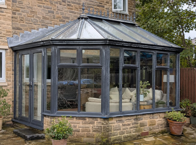 Conservatory photographed before painting advice