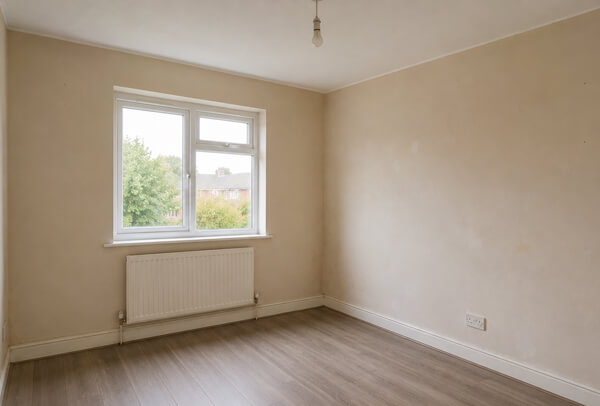 Hemel Hempstead room before decorating and ready to be assessed for a quote