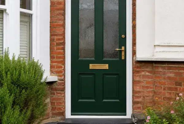 Front door in High Wycombe after repainting with a smarter welcoming entrance