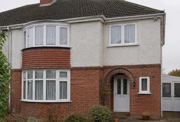 uPVC window frames before colour change in High Wycombe