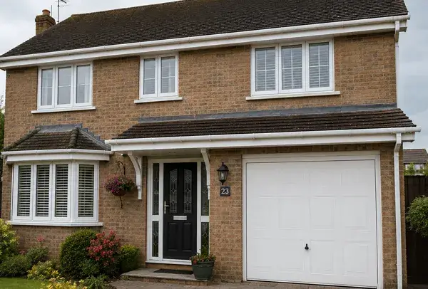 Window frames before colour matching with the exterior in High Wycombe