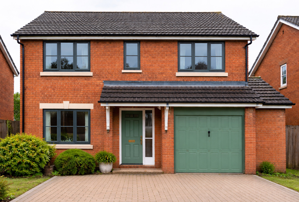 Exterior of house after painting and exterior cleaning in Milton Keynes