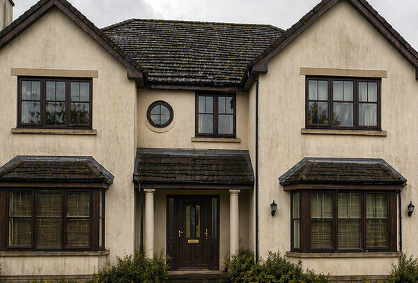 House exterior before cleaning transformation in Milton Keynes