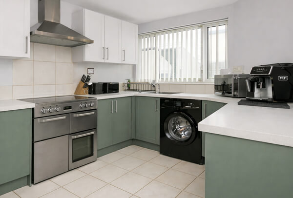 Kitchen units after painting in Milton Keynes