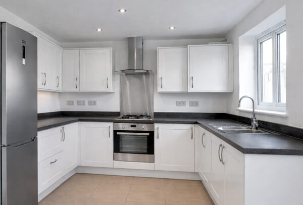 Old kitchen cupboard doors before painting in Milton Keynes