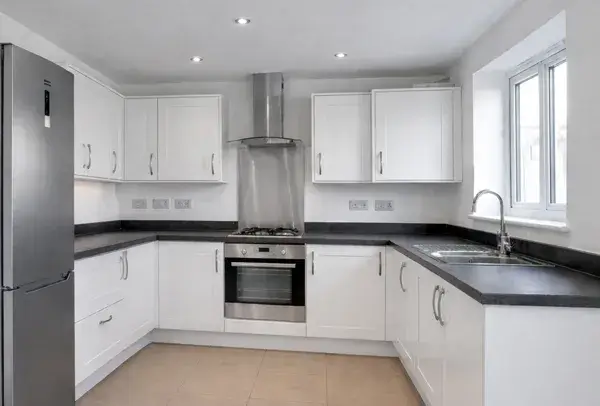 Old kitchen cupboard doors before painting in Milton Keynes