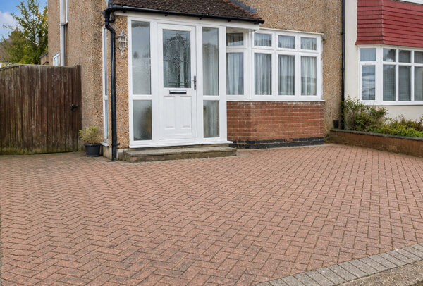 Driveway in Luton after cleaning, with a clearer and more attractive surface
