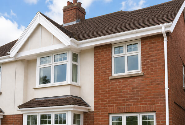 Roofline in Luton after painting, with a neater and more coordinated finish