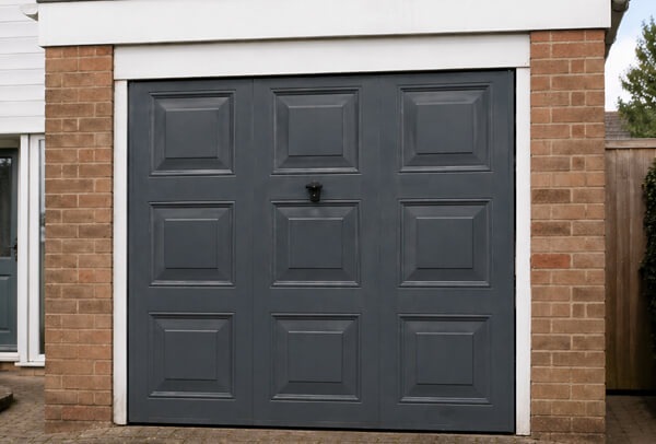 Garage door in Luton after painting, with a smarter and more modern finish