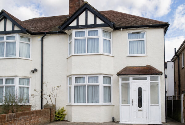 Property in Luton after painting and exterior cleaning, looking cleaner, fresher and better maintained