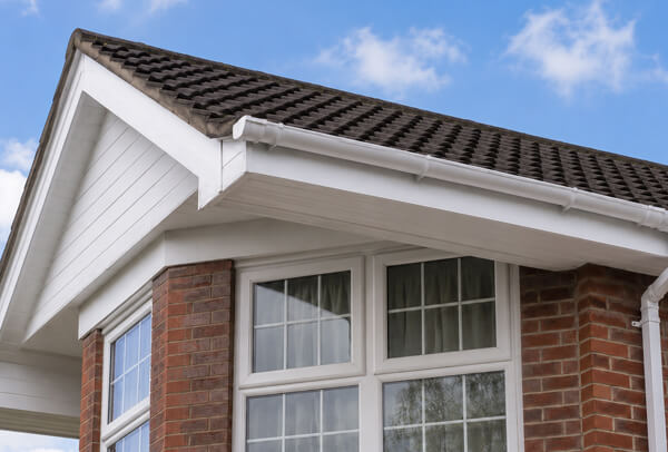 Roofline in Oxford after painting, with a cleaner and more coordinated finish