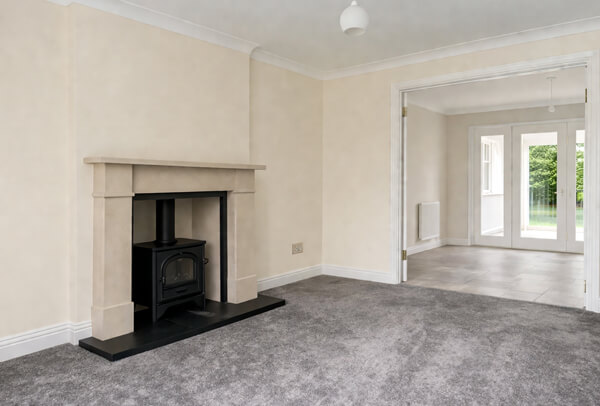 Room before painting and decorating in Milton Keynes