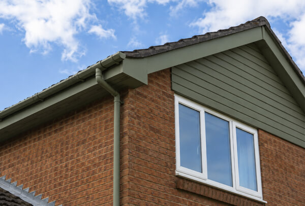 Bedford roofline after colour change with exterior trim suited to the property