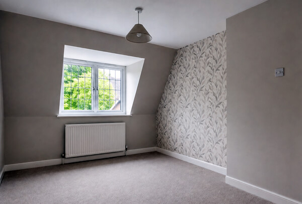 Room in Luton after painting with fresh colour and a neater decorated finish