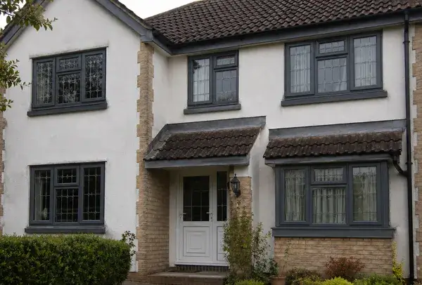 uPVC window frame in Luton after a colour change with a modern painted finish