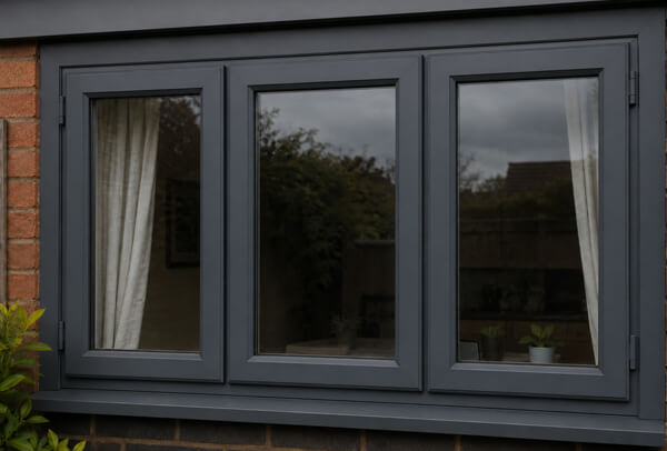 Window frames after being matched with the exterior in Aylesbury