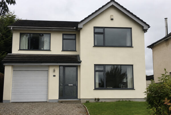 Window frame edges and sills after careful repainting in Watford