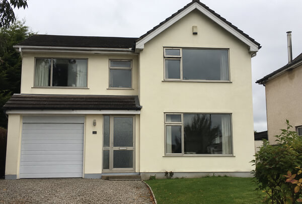 Window frame edges and sills before painting in Watford
