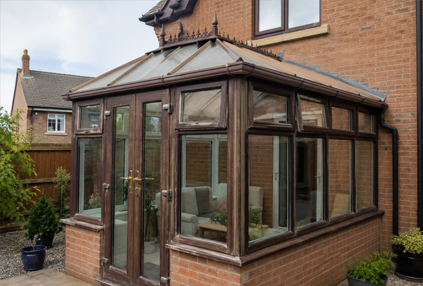Conservatory before photos for frame painting advice in Watford