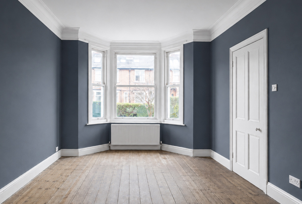 Room in Dunstable after wall painting with a fresh modern colour