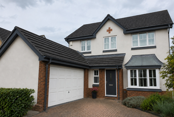 Roofline after a modern colour update in Dunstable