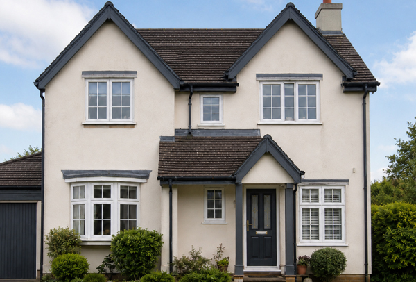 Soffits and fascias after refresh painting in Dunstable