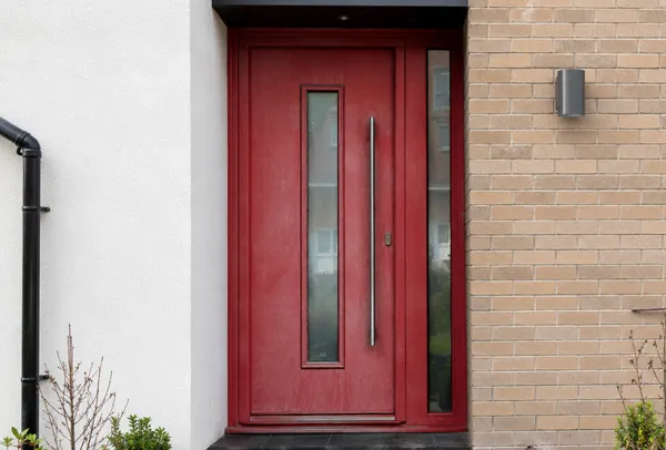 Front door before being changed to a new colour