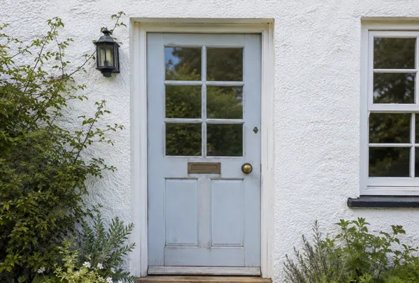 Front entrance before repainting