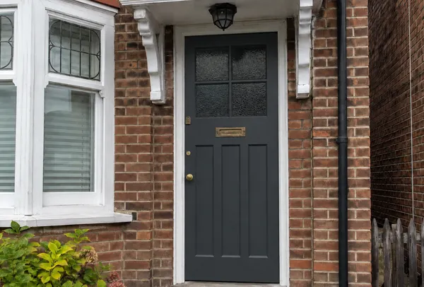 uPVC or composite front door after a fresh colour change