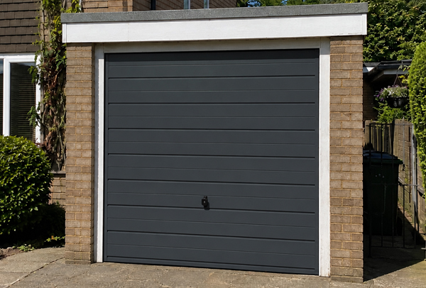 Sound garage door after repainting in Aylesbury