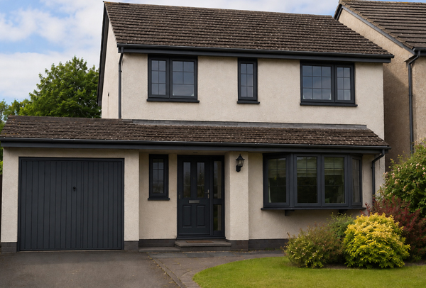 Home in Aylesbury after painting services with fresher rooms and smarter exterior details