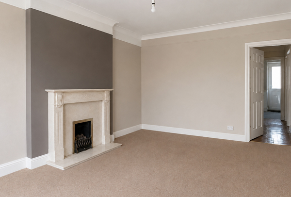 Room in Aylesbury after painter and decorator work with fresh walls and clean woodwork